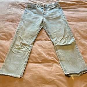Levi's Light Blue Straight Leg Jeans